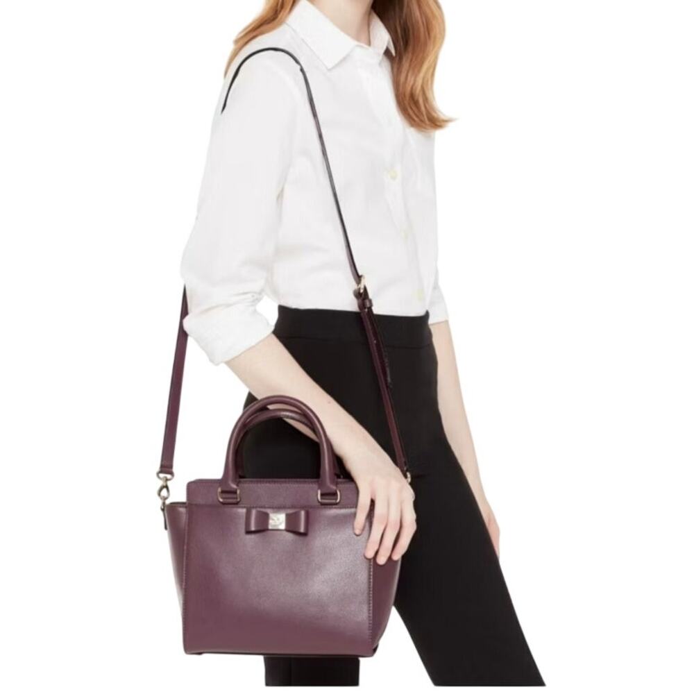 Kate Spade plum Purple Renny Drive Allyn handbag crossbody purse